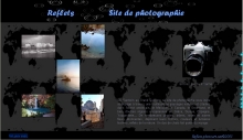 Reflets, un site de photos de diverses r&eacute;gions du monde.