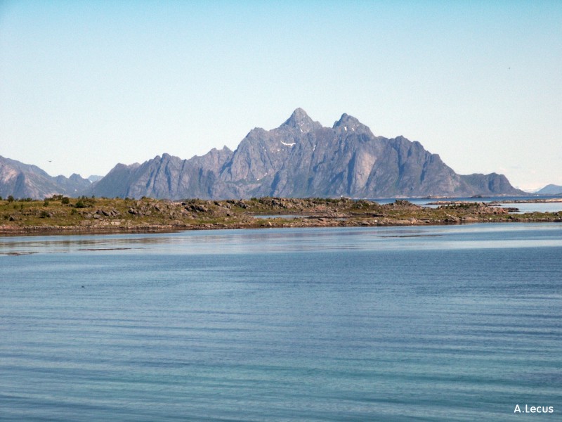 Vue vers Austvågøy