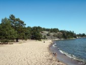 Plage de sable fin