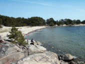 Plage à Sandhamn