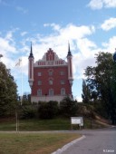 Red building