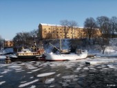 Skeppsholmen en hiver